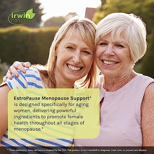 Irwin Naturals EstroPause Menopause & Women's Health Support Supplement 80 Liquid Softgels - AB Mystery