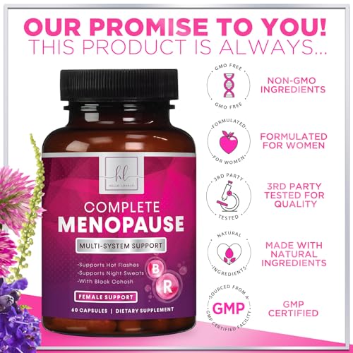 Hello Lovely! Menopause Relief for Women - Complete Menopause Supplements - AB Mystery
