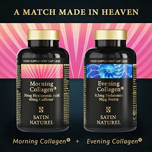 Marine Collagen - 60 Capsules of Type 1 Hydrolysed Marine Collagen SatinNaturel