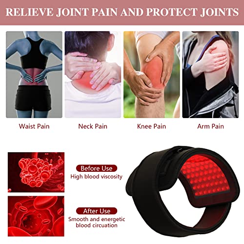 Red Light Therapy Belt, Infrared Light Therapy Wrap Red Light Therapy Device for Body, Pain Relief - AB Mystery