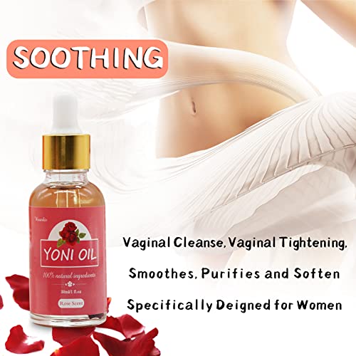 Yoni Soap Bars Vaginal Wash & Natural Yoni Oil Set Of 3, Ph Balance Eliminates Odor for Women - AB Mystery