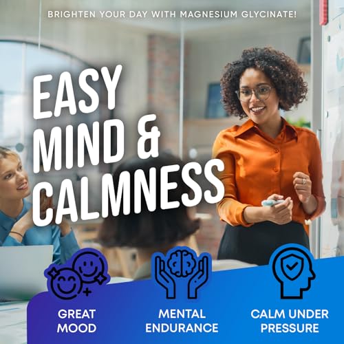 Magnesium Glycinate 500MG - Magnesium for Sleep - High Absorption Chelated Magnesiu - AB Mystery