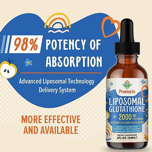 2000MG Liposomal Glutathione Liquid, 98% Absorption, Glutathione Liquid Supplement - AB Mystery