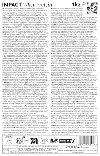 Myprotein Impact Whey Protein Blend, Vanilla, 2.2 lbs (40 Servings) - AB Mystery