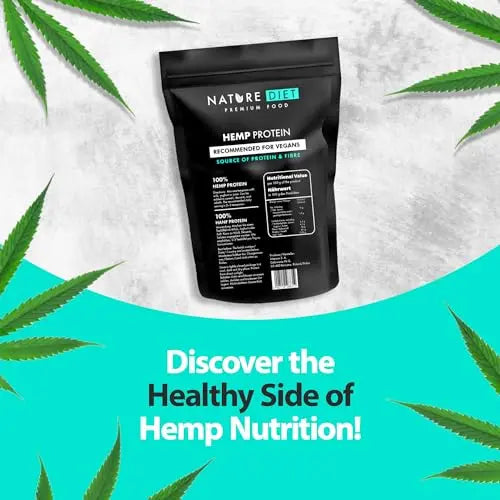 Nature Diet - Hemp Protein 1000g , Vegan , Protein Powder , Plant-Based Nature Diet