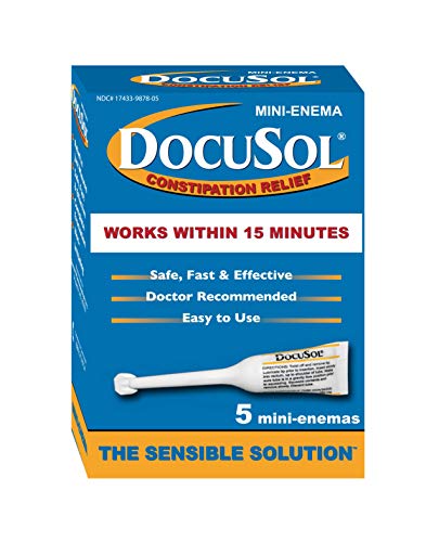 Docusol Docusate Sodium Mini Enema ml, Clear, 0.84 Fl Oz - AB Mystery