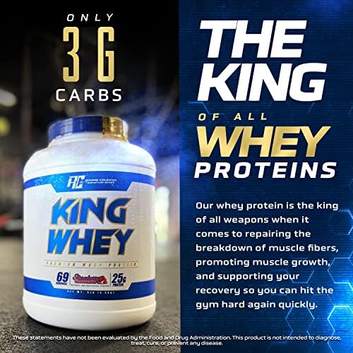 Ronnie Coleman Signature Series Whey Concentrate + Isolate Protein Powder, Pre Workout - AB Mystery