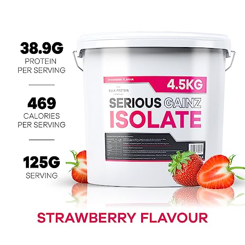 The Bulk Protein Company, Serious Gainz Isolate – 4.5kg – Whey Protein Powder The Bulk Protein Company
