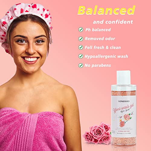 Yoni Wash & Yoni Oil & Yoni Soap for Women Set, 5.29oz Yoni Soap Bar, 2 * 30ml Feminine Oil, 6.7 fl.oz - AB Mystery