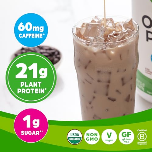 Orgain Organic Vegan Protein Powder, Iced Coffee - 21g Plant Based Protein, Gluten Free - AB Mystery