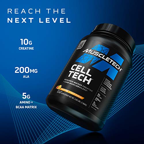 Creatine Monohydrate Powder MuscleTech Cell-Tech Creatine Powder Post Workout - AB Mystery