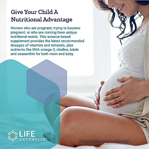 Life Extension Prenatal Advantage Supplement – Comprehensive Prenatal Vitamin for Pregnant Women Life Extension