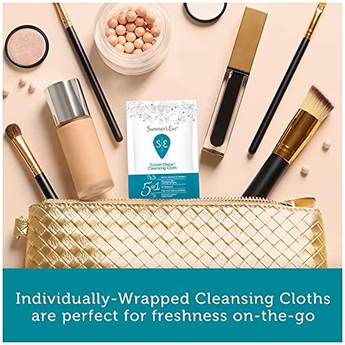 Summer's Eve Cleansing Wipes, Sunset Oasis, 16 count - AB Mystery