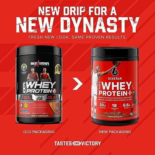 Six Star Elite Series 100% Whey Protein Plus Triple Chocolate 1.8lbs US - AB Mystery
