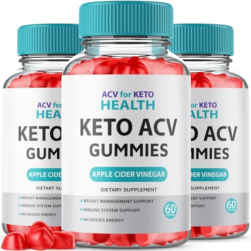 (3 Pack) ACV for Keto Health - Premium Apple Cider Vinegar Gummies – Natural Detox