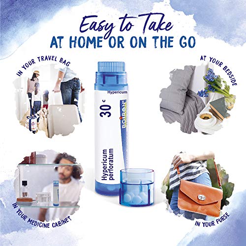 Boiron Hypericum Perforatum 30C Homeopathic Medicine for Relief from Nerve Pain, Toothaches - AB Mystery