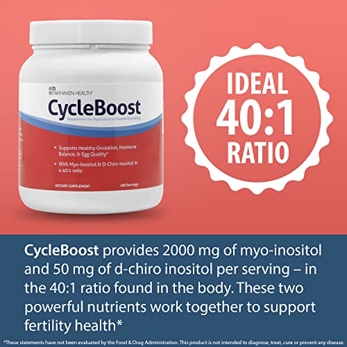 Fairhaven Health Vegan Myo-Inositol and D-Chiro Inositol Powder | 40:1 Ratio | Hormone - AB Mystery