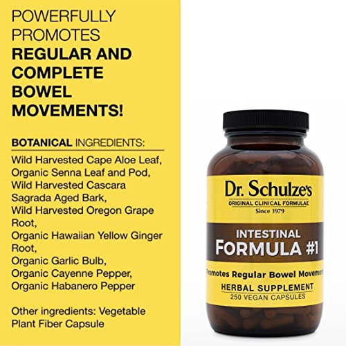 Dr. Schulze's Intestinal Formula #1 | All Natural Bowel Cleanse | Promotes Regular - AB Mystery