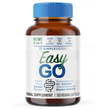 Dr. Schulze's Easy GO Bowel Mover - Formulated Gentle Laxative, Colon Toner & Stool 