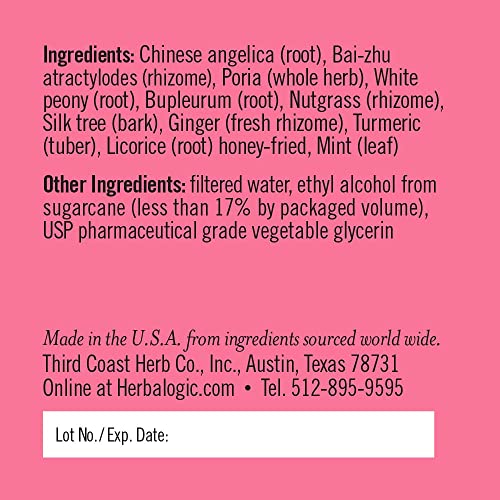 Herbalogic - Peacekeeper Liquid Herb Drops - Reduces PMS Related Mood Swings - Based - AB Mystery