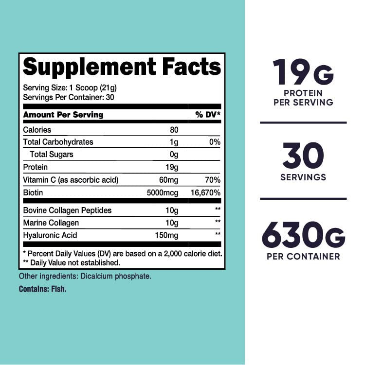 Nutricost Collagen for Women 30 Servings (Unflavored) - Grass-Fed Collagen Peptides - AB Mystery