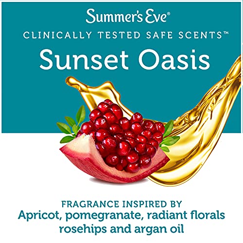 Summer's Eve Cleansing Wipes, Sunset Oasis, 16 count - AB Mystery