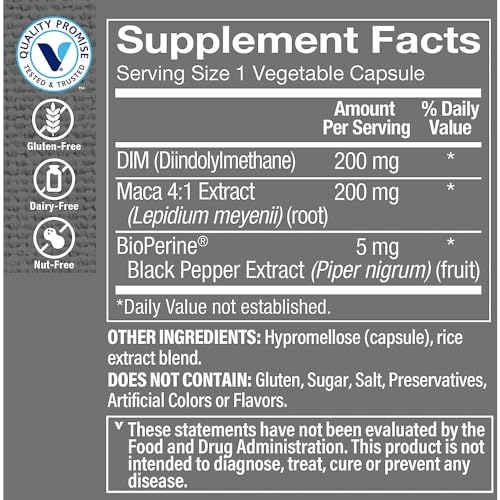 The Vitamin Shoppe DIM for Men with BioPerine - Supports Hormone Balance & Estrogen Metabolism - AB Mystery