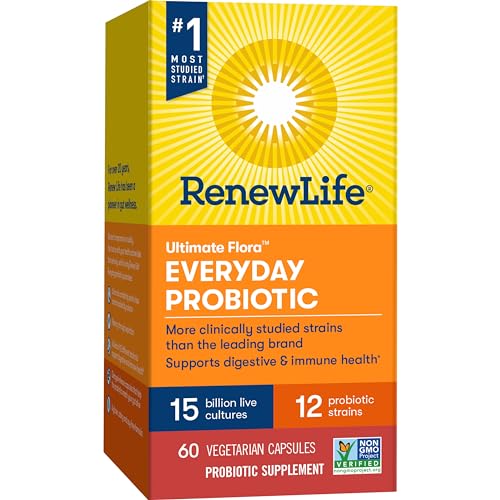 Renew Life Everyday Probiotic Capsules, Daily Supplement Supports Urinary, Digestive - AB Mystery