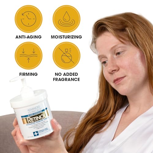 Advanced Clinicals Retinol Cream. Value Set- Two spa size 16oz bottles with pump - AB Mystery