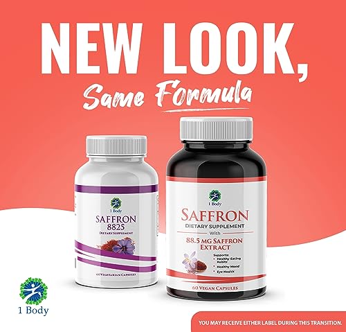 1 Body Saffron Extract 8825 – Antioxidant & Mood Support Saffron Supplement - AB Mystery
