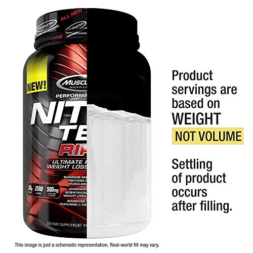 MuscleTech Nitro-Tech Ripped Lean Whey Protein Powder Whey Protein Isolate Weight - AB Mystery