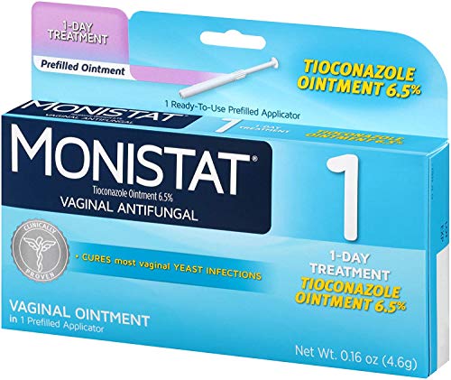 Monistat 1-Day Yeast Infection Treatment, Prefilled Applicator, 1 ea - AB Mystery