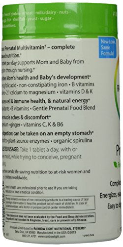 Rainbow Light Prenatal One Multi-Vitamin Tablets, 150 Count Rainbow Light