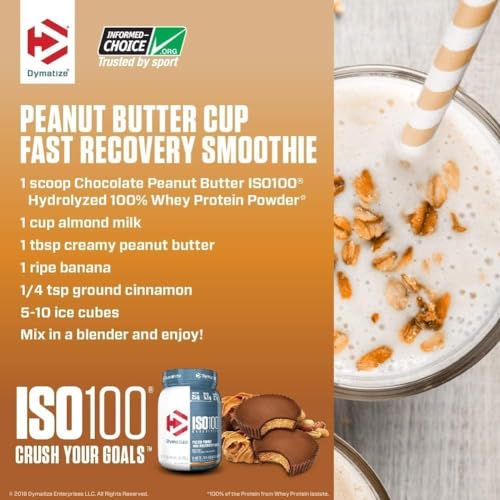 Dymatize ISO100 Hydrolyzed Protein Powder, 100% Whey Isolate Protein, 25g of Protein - AB Mystery