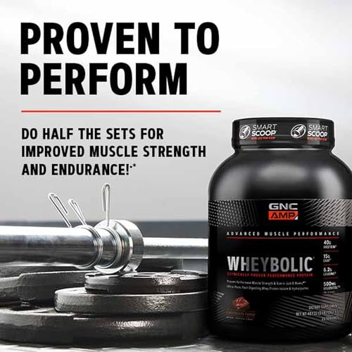 GNC AMP Wheybolic | Targeted Muscle Building and Workout Support Formula | Pure Whey - AB Mystery