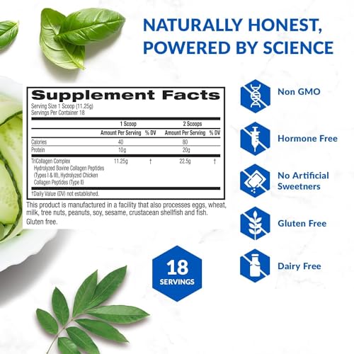 BioTrust Tri Collagen Powder - 3-in-1 Hydrolyzed Collagen Peptides Powder - AB Mystery