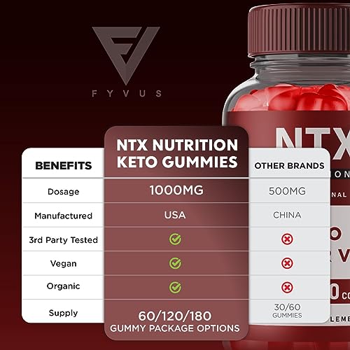 (2 Pack) NTX Keto Gummies for Weight Loss, NTX Keto ACV Gummies Advanced Weight Loss