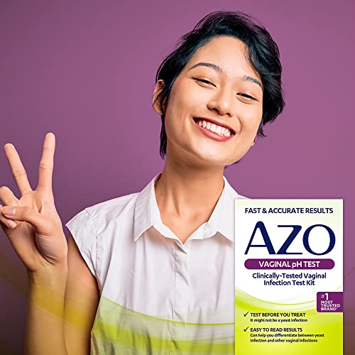 AZO Vaginal pH Test Kit, Clinically-Tested Vaginal Infection Test Kit, Fast & Accurate Results - AB Mystery