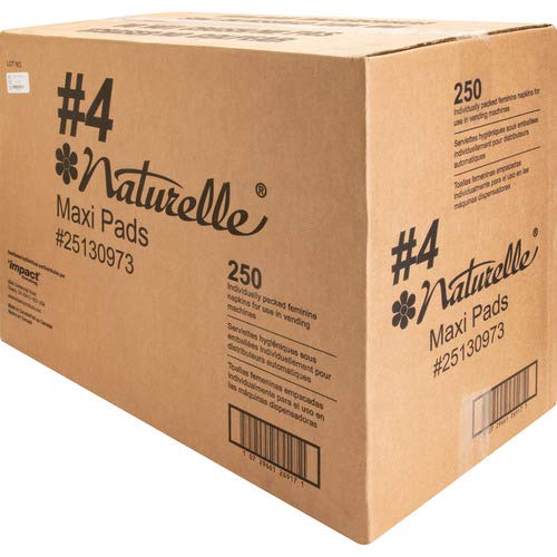 Impact Products 25130973 Maxi Pads, Naturelle, Regular, Vendor Refills, WE - AB Mystery