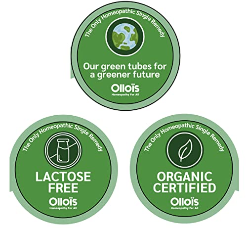 OLLOIS Ruta Graveolens 200ck Organic, Lactose-Free, Kosher Homeopathic Medicine, 80 Pellets - AB Mystery
