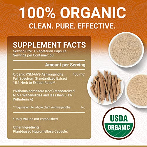 KSM-66 Ashwagandha KSM 66 Ashwagandha KSM-66 | USDA Organic Ashwagandha Supplements KSM 66 - AB Mystery