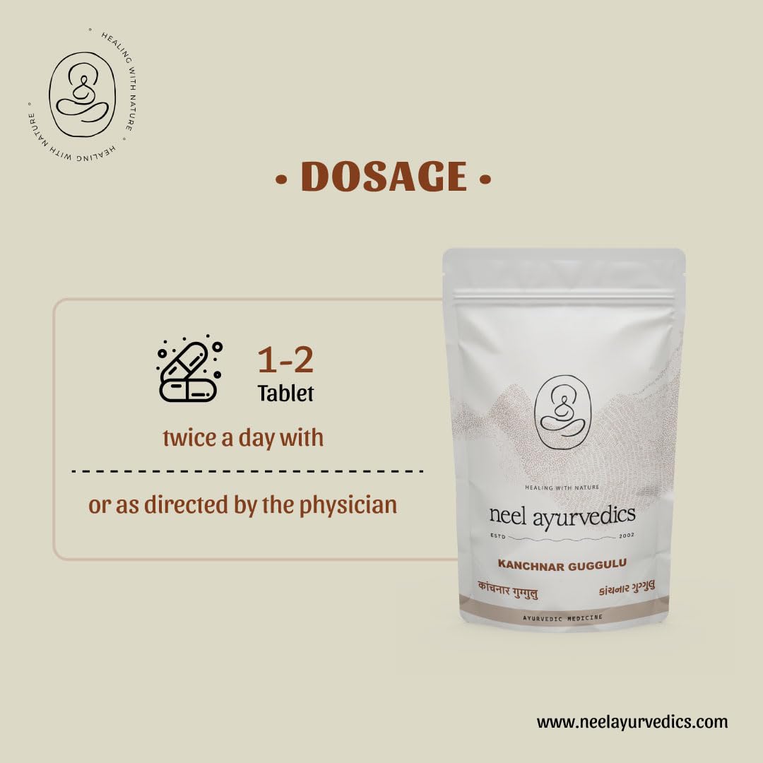 Neel Ayurvedics Kanchnar Guggulu - 300 Tab - AB Mystery