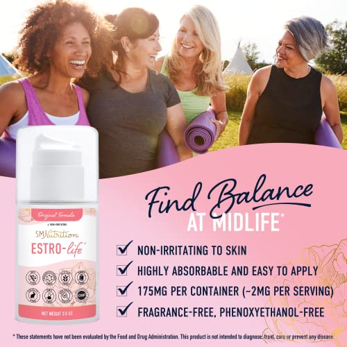 Estrogen Estriol Cream (84 Servings, 3.5oz Pump) 175mg of USP Micronized Estriol - AB Mystery