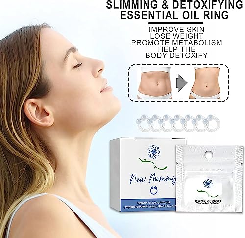 14Pcs Superslim S_limming & Detoxifying Essential Oil Ring, Firming Essential Oil Ring - AB Mystery