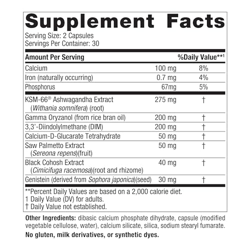 Nordic Naturals Menopause Support -Unflavored - 60 Capsules - Women’s Hormone-Support Supplement - AB Mystery