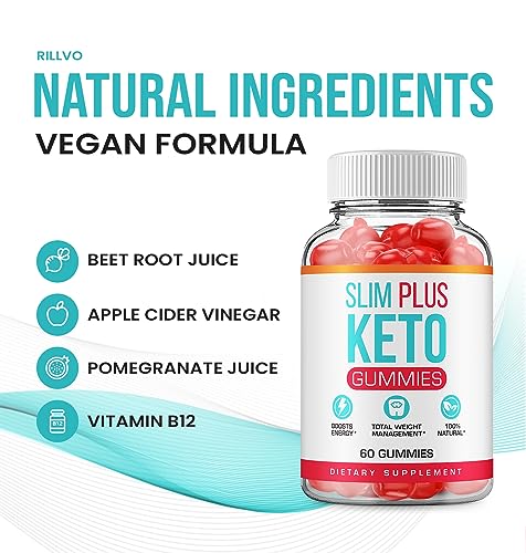 (5 Pack) Slim Plus Keto ACV Gummies - Official - Keto Slim Plus ACV Advanced Weight Loss - AB Mystery