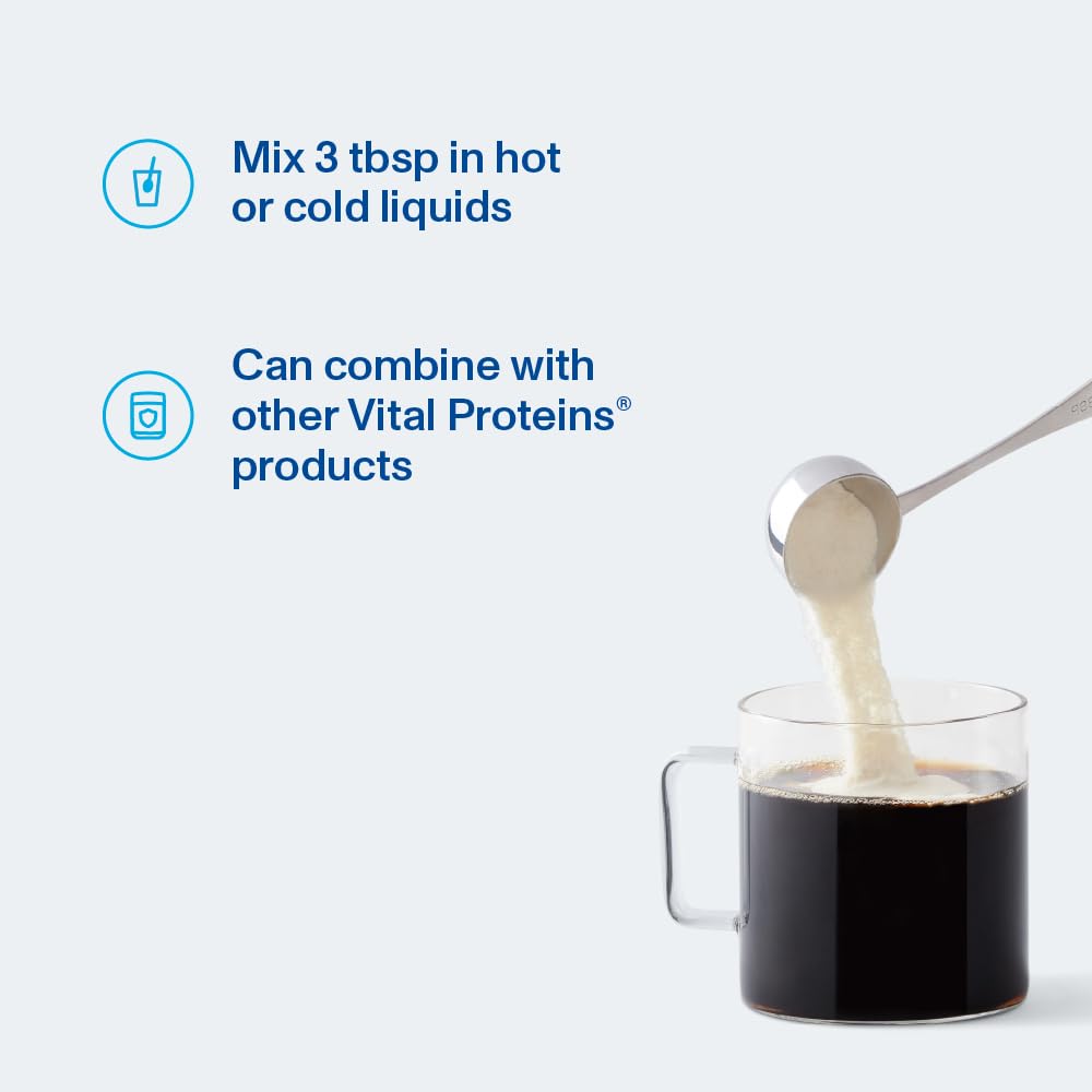 Vital Proteins Collagen Powder Supplement Hydrolyzed Peptides with Hyaluronic Acid - AB Mystery