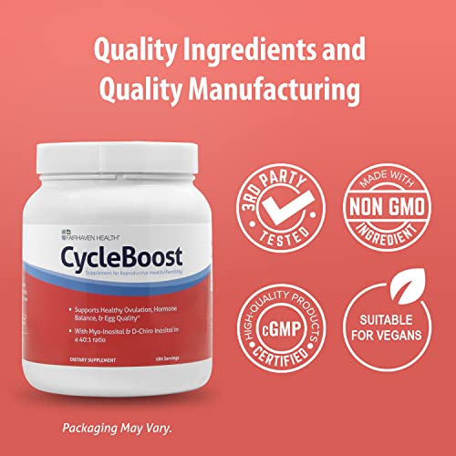 Fairhaven Health Vegan Myo-Inositol and D-Chiro Inositol Powder | 40:1 Ratio | Hormone - AB Mystery