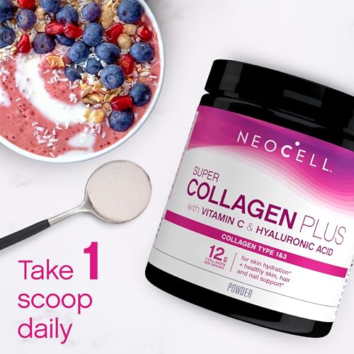 NeoCell Super Collagen Plus With Vitamin C and Hyaluronic Acid, For Skin Hydration - AB Mystery